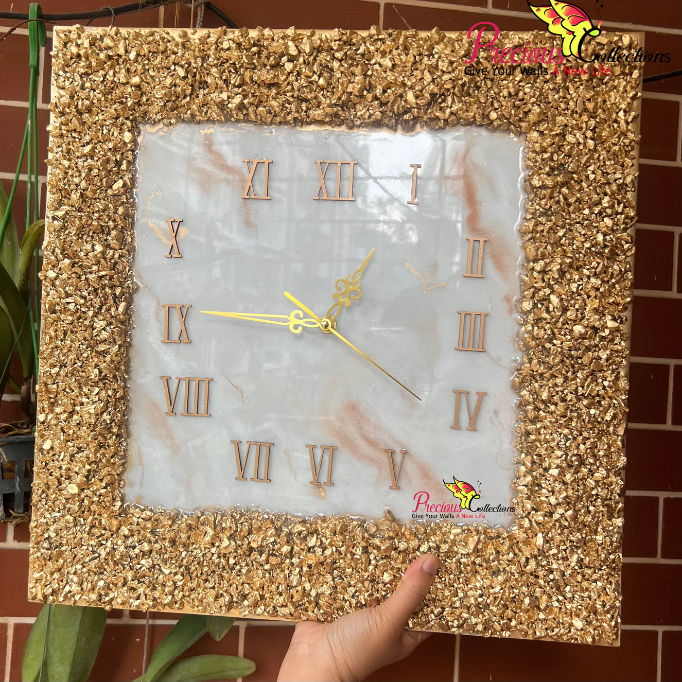 Epoxy Resin Decoration Clock