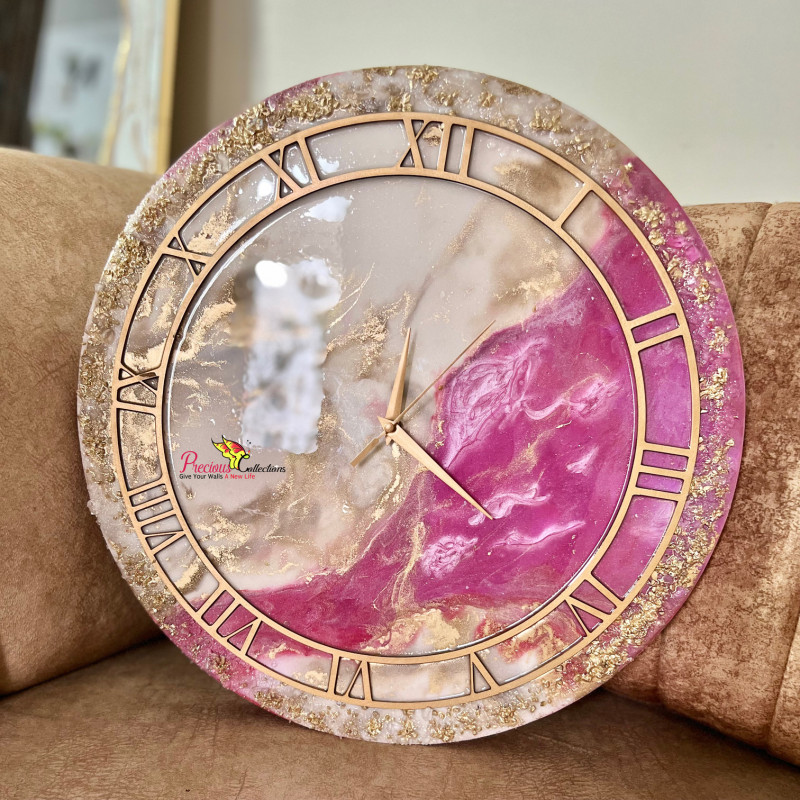 Epoxy Resin Decoration Clock