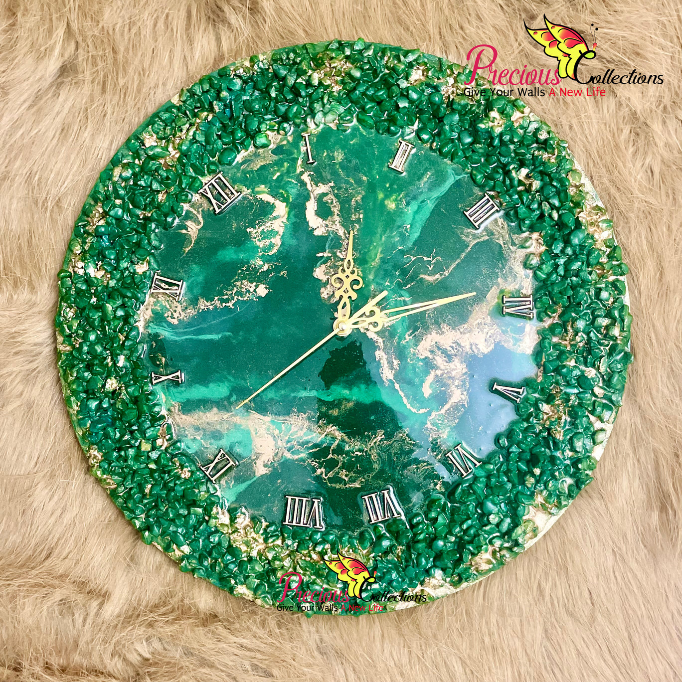 Epoxy Resin Decoration Clock