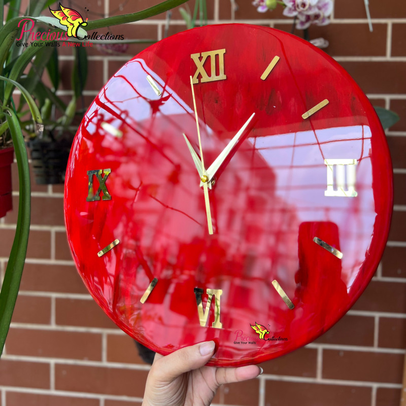 Epoxy Resin Decoration Clock