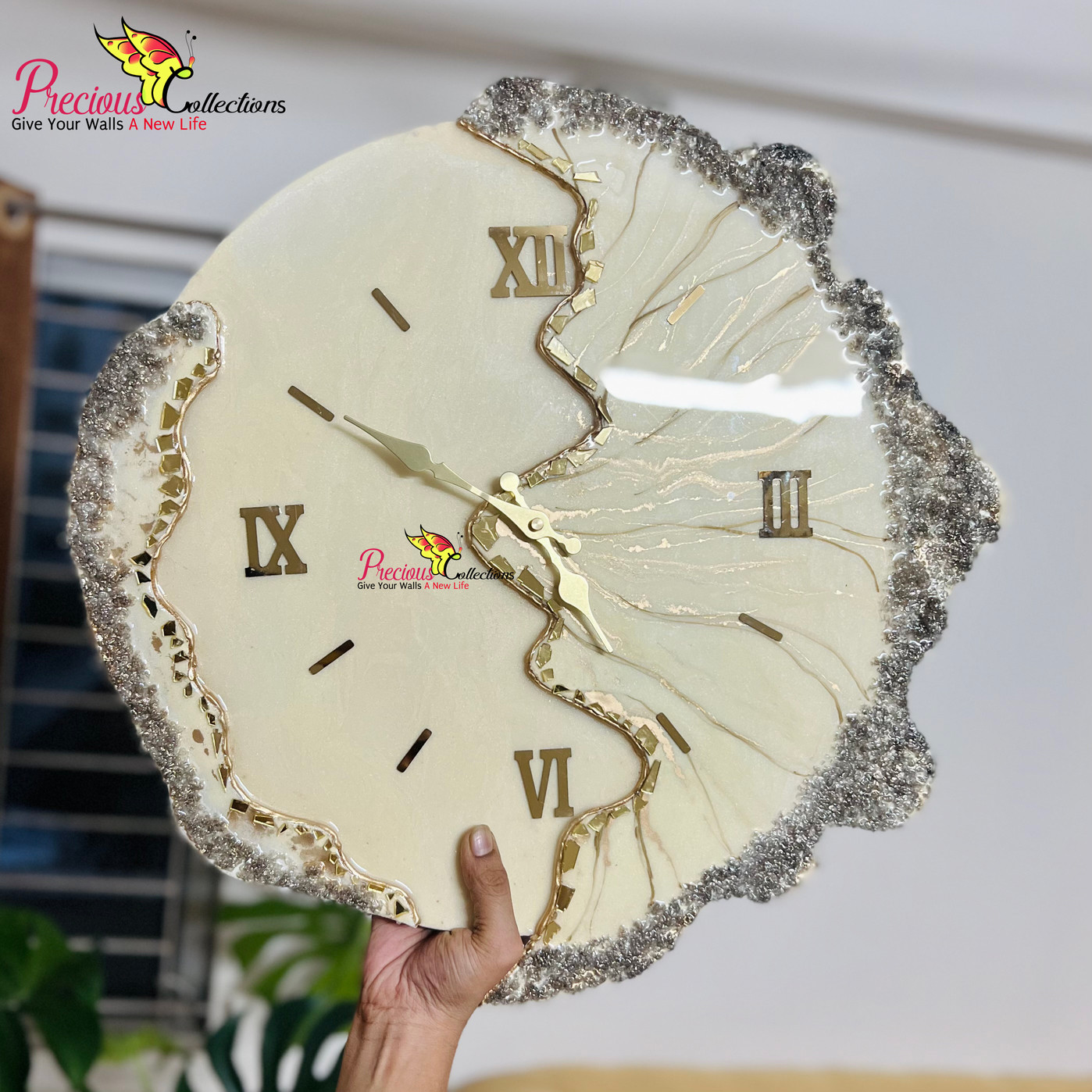 Epoxy Resin Decoration Clock