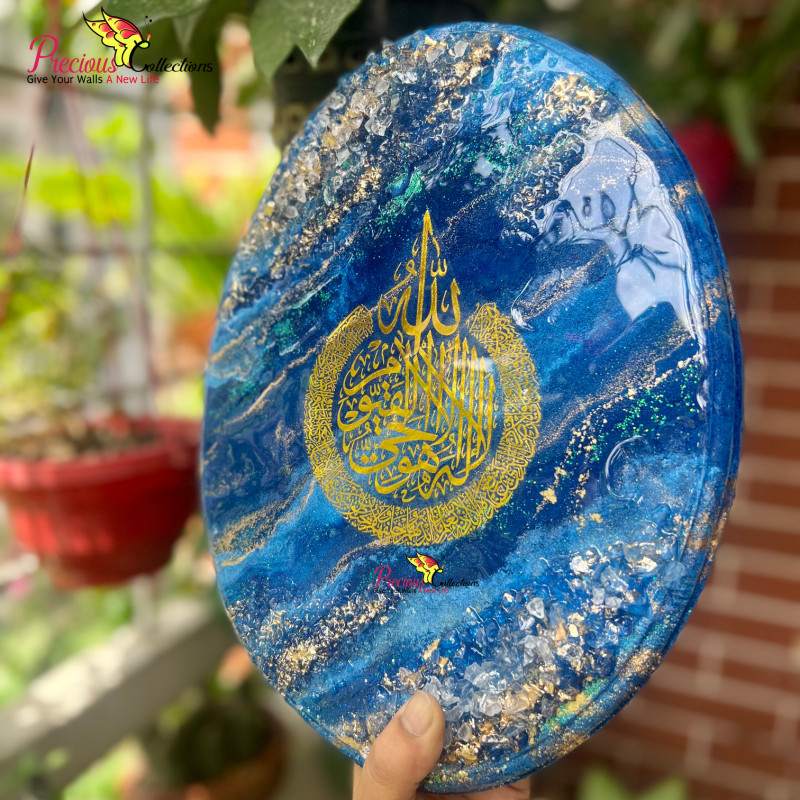Epoxy Resin Calligraphy Painting