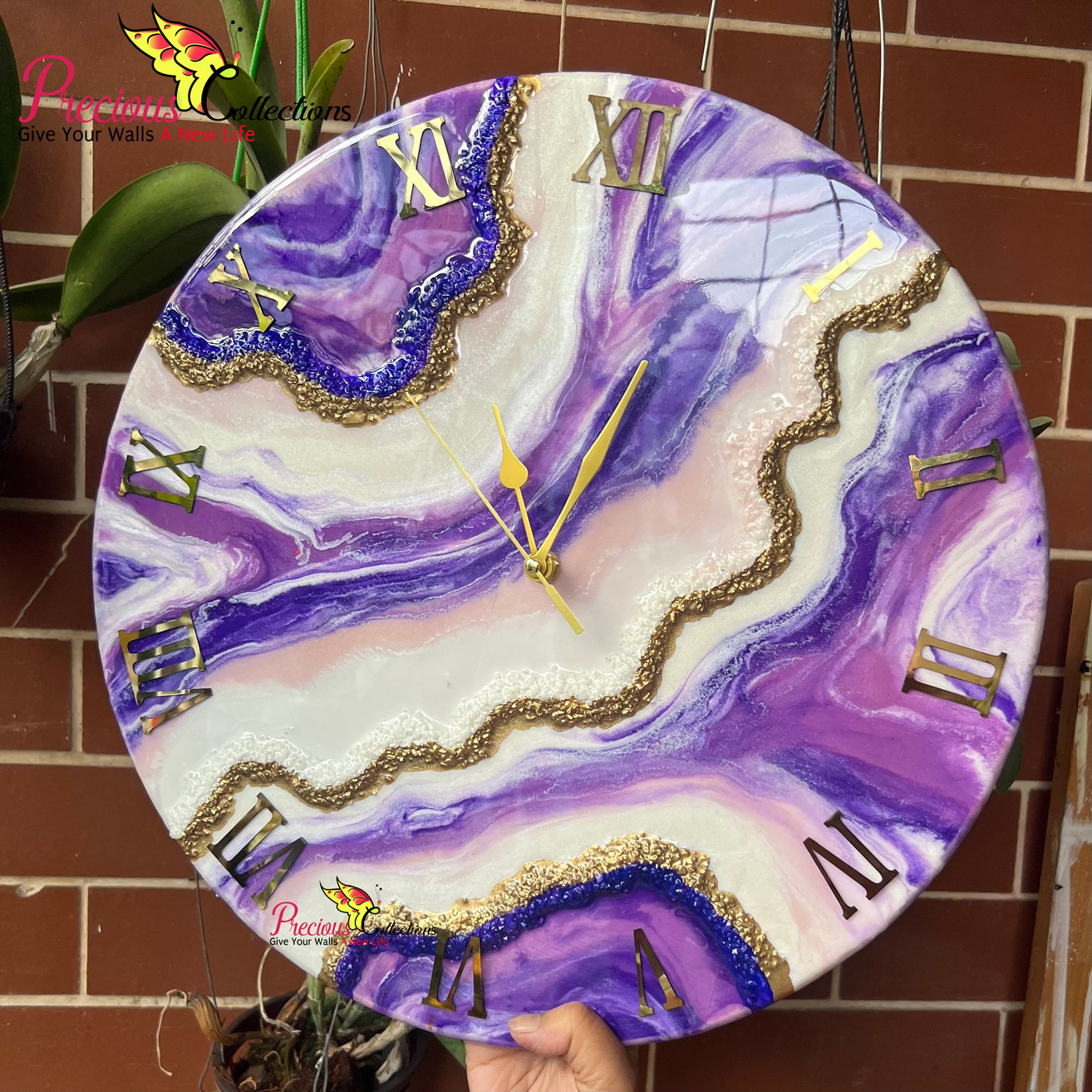 Epoxy Resin Decoration Clock