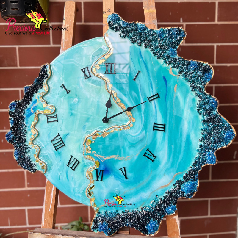 Epoxy Resin Decoration Clock
