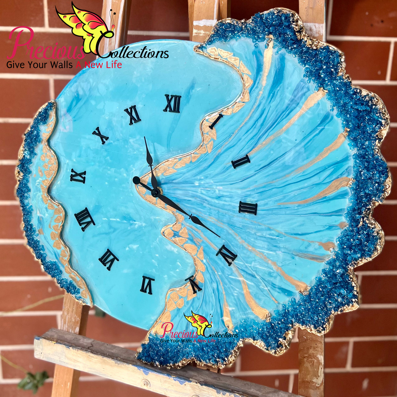 Epoxy Resin Decoration Clock