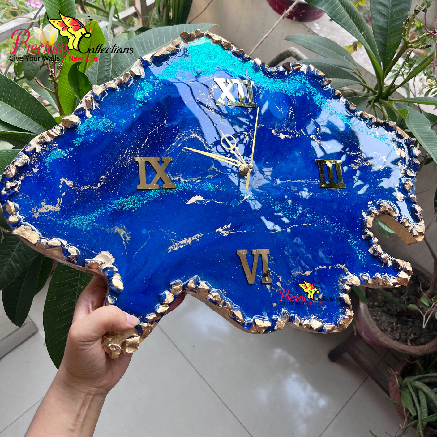 Epoxy Resin Decoration Clock