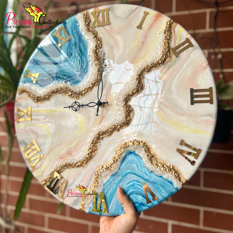 Epoxy Resin Decoration Clock