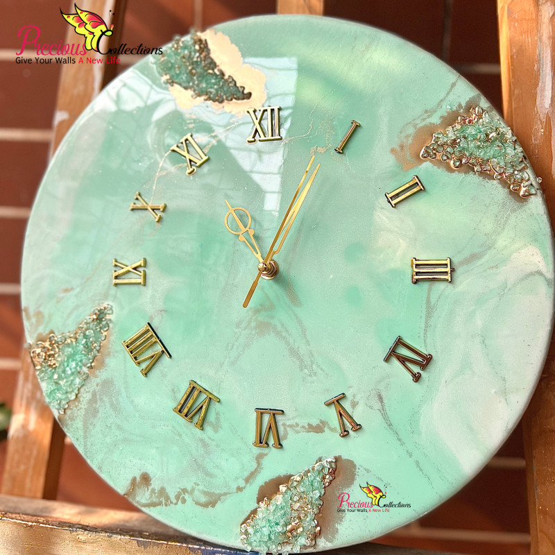 Epoxy Resin Decoration Clock