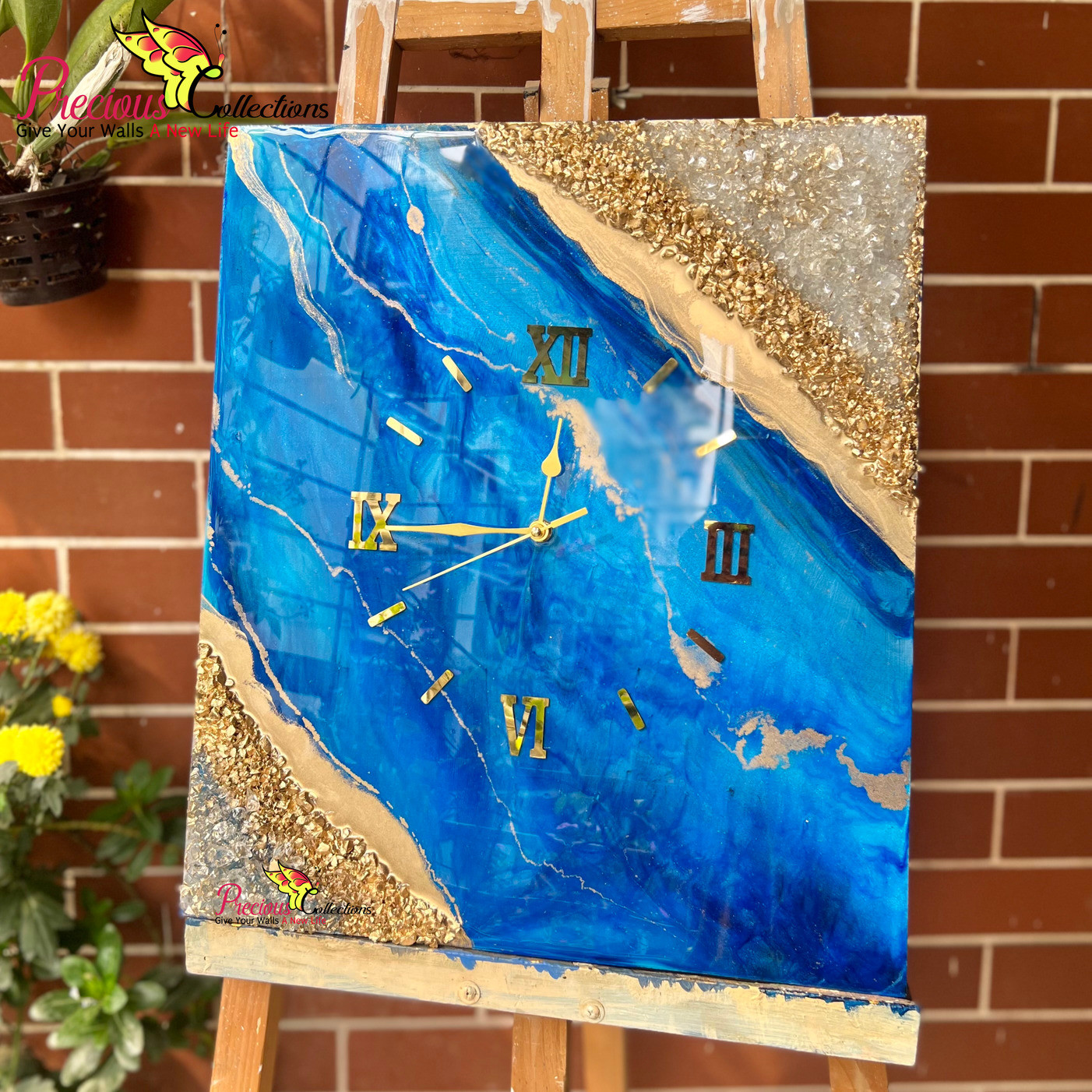 Epoxy Resin Decoration Clock