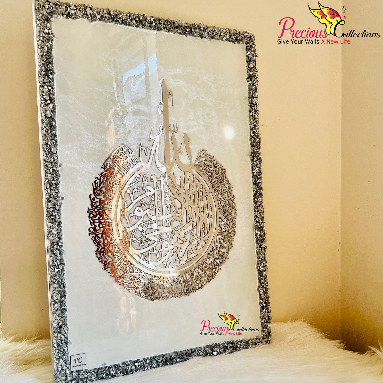 Epoxy Resin Calligraphy Painting