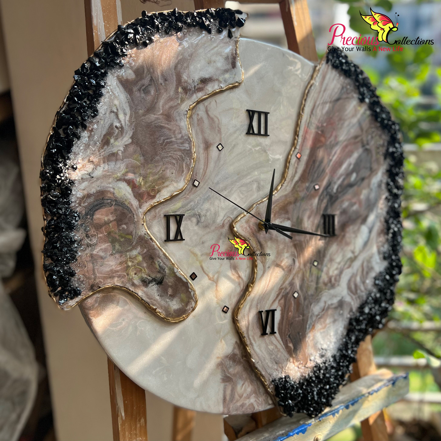 Epoxy Resin Decoration Clock