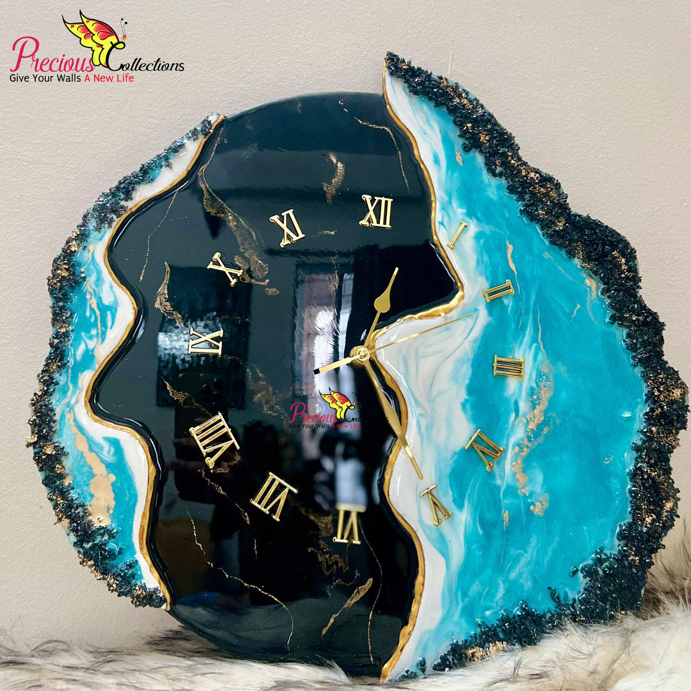 Epoxy Resin Decoration Clock