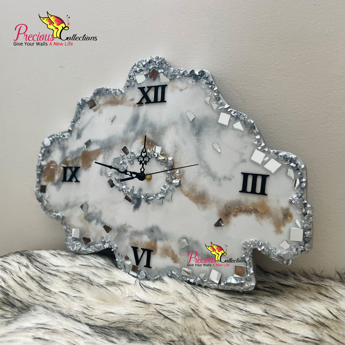 Epoxy Resin Decoration Clock