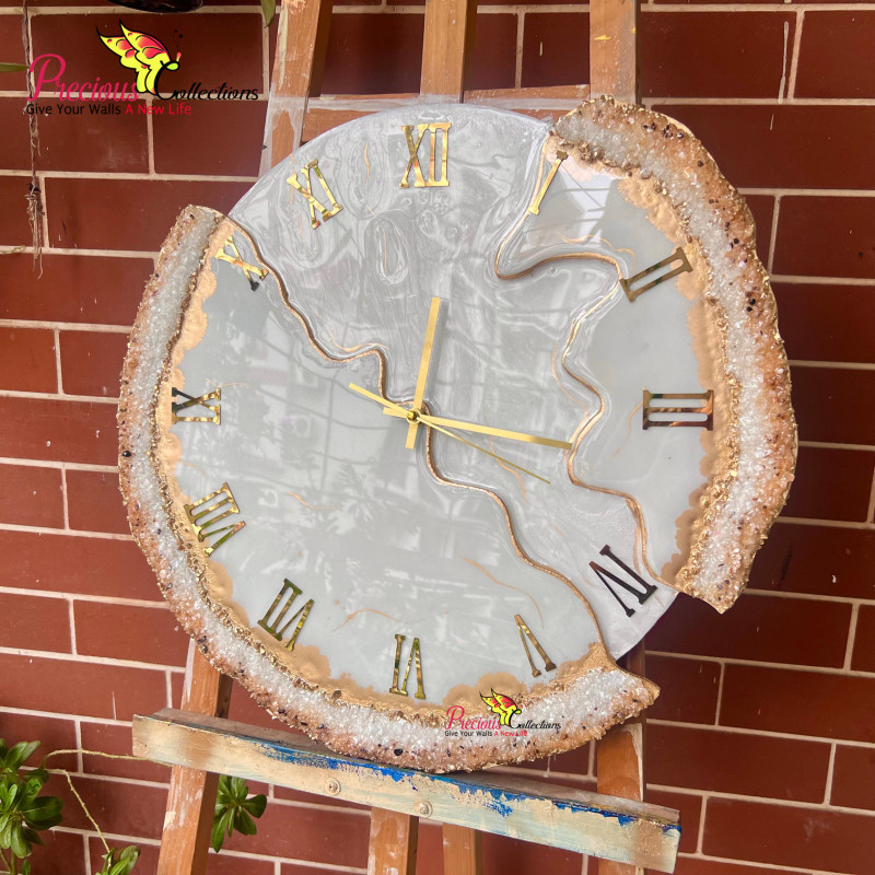 Epoxy Resin Decoration Clock