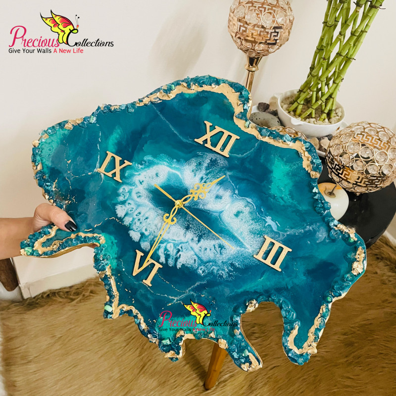 Epoxy Resin Decoration Clock