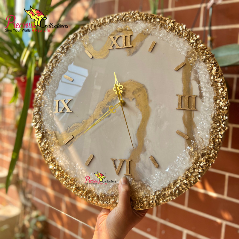 Epoxy Resin Decoration Clock