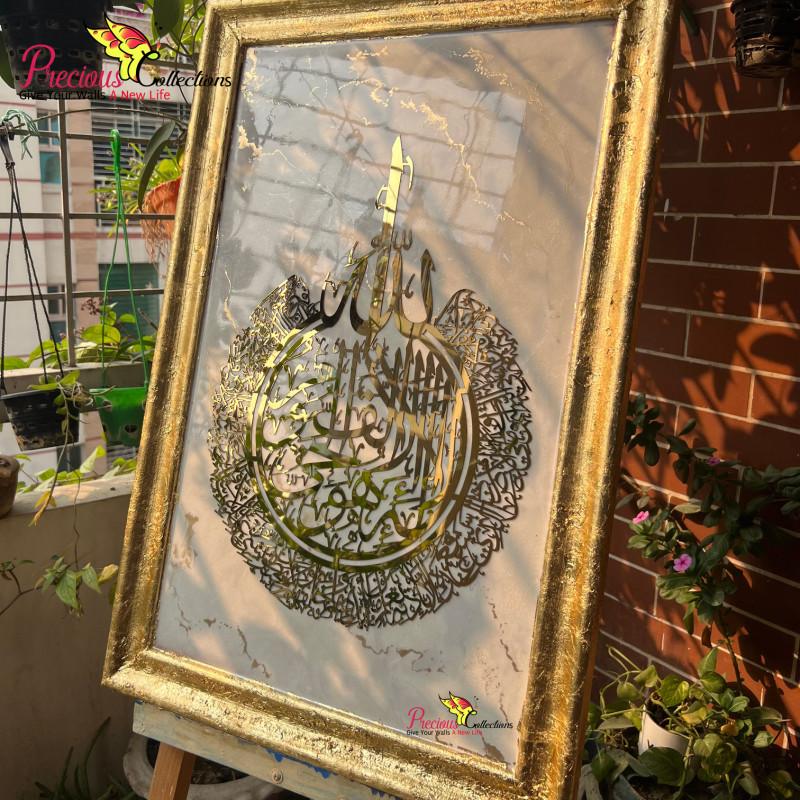 Epoxy Resin Calligraphy Painting