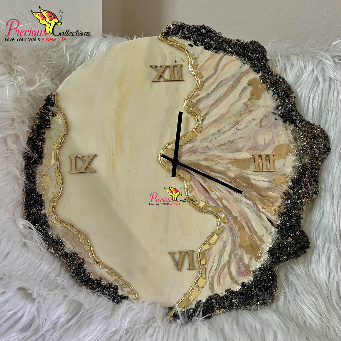 Epoxy Resin Decoration Clock