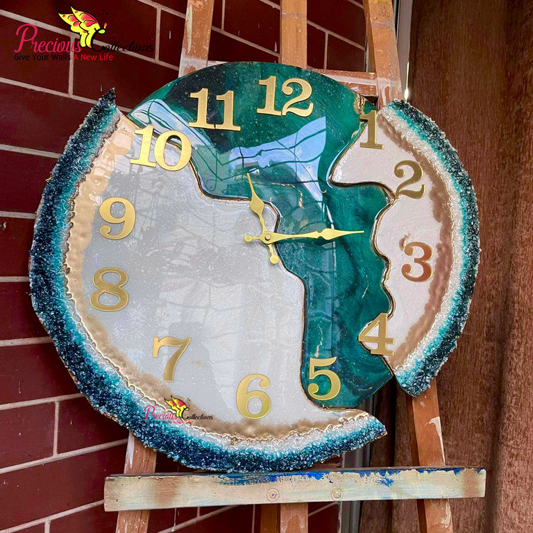 Epoxy Resin Decoration Clock