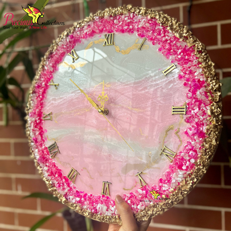 Epoxy Resin Decoration Clock