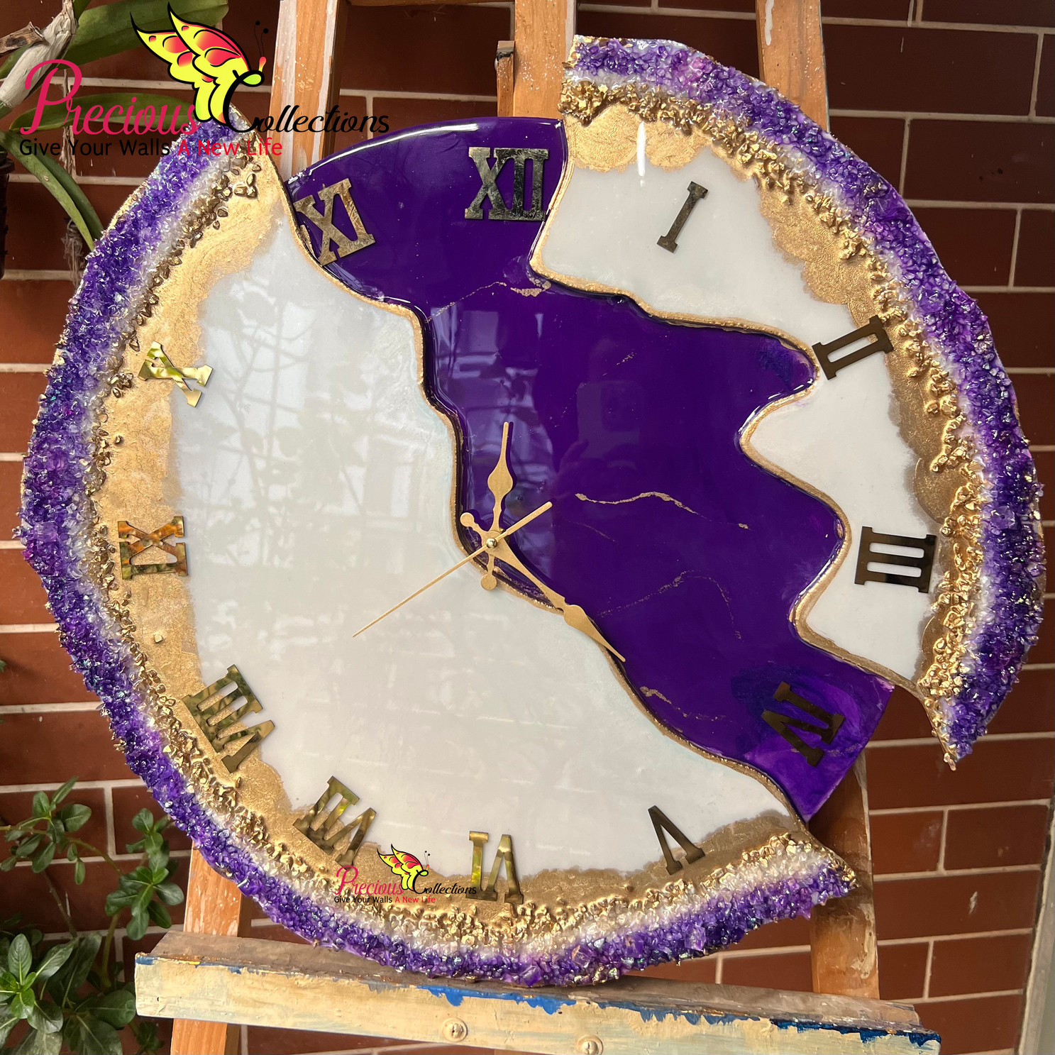 Epoxy Resin Decoration Clock