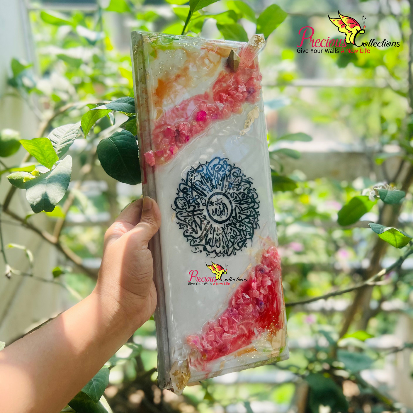 Epoxy Resin Calligraphy Painting