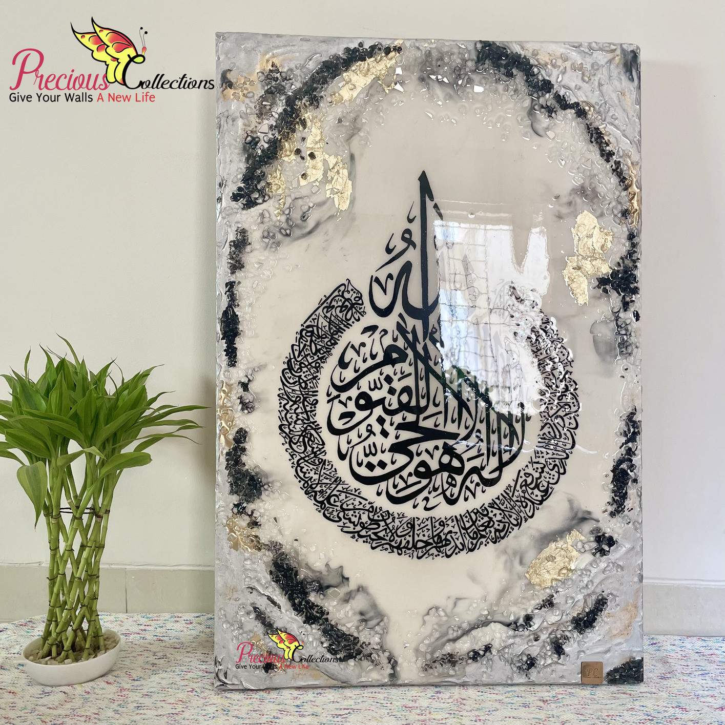 Epoxy Resin Calligraphy Painting