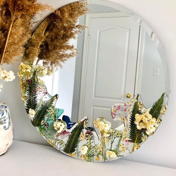 Epoxy Resin Mirror Work