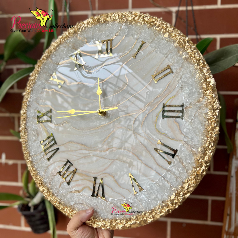 Epoxy Resin Decoration Clock