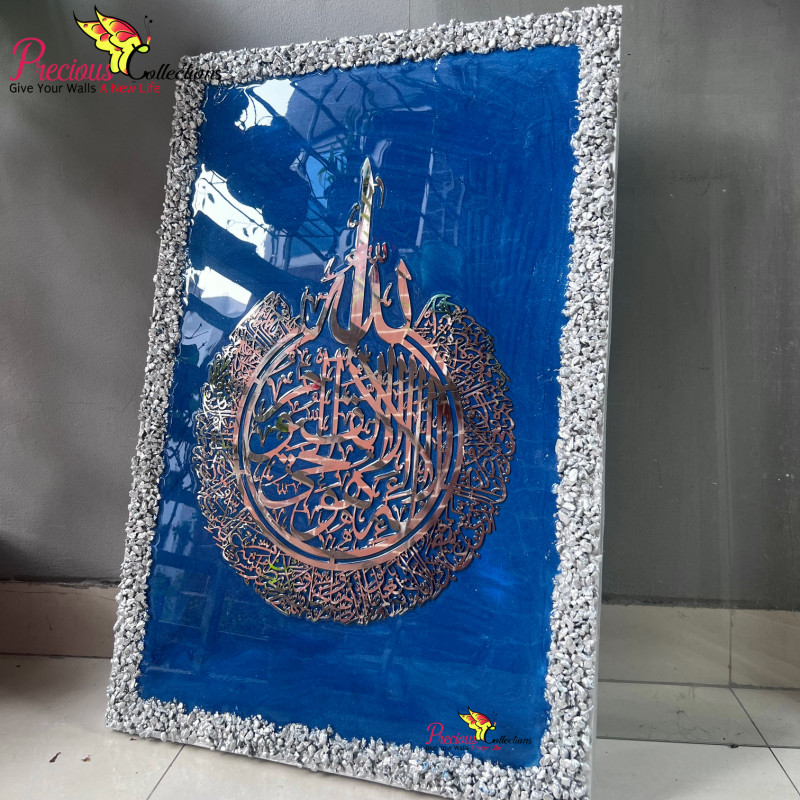Epoxy Resin Calligraphy Painting